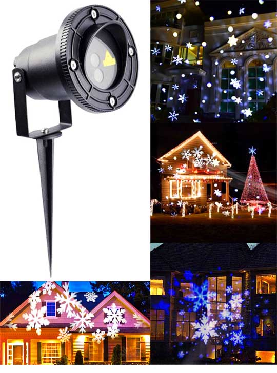 Новогодняя лазерная подсветка SUPERMAX GARDEN LED Snow