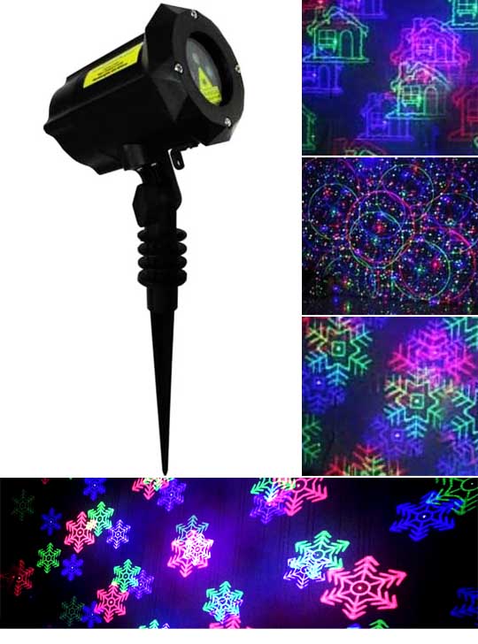 Новогодняя лазерная подсветка SUPERMAX GARDEN Xmas RGB Music
