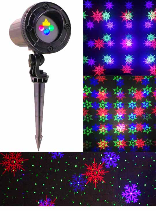 Новогодняя лазерная подсветка SUPERMAX GARDEN Snow RGB